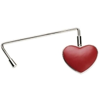 Декоративный крючок "Сердце" для сумочки Цвет: красный артикул 9991a.